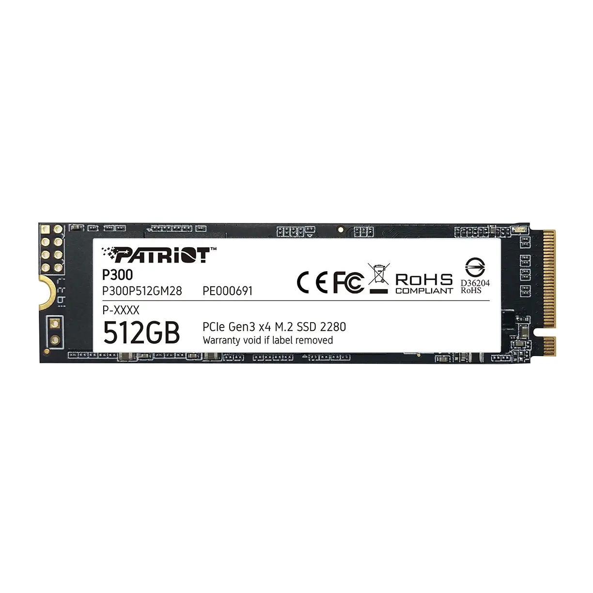 Внутренний твердотельный накопитель Patriot P300 512GB