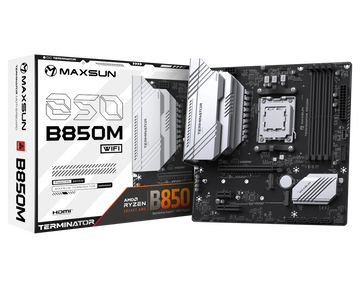 Материнская плата Maxsun AM5 AMD B850 Terminator B850M WIFI