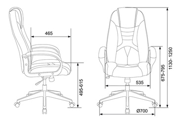Кресло игровое Бюрократ  VIKING-8N