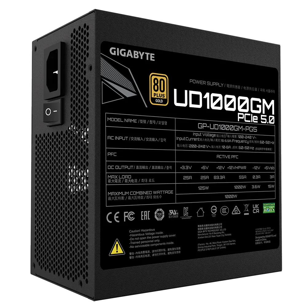 Блок питания Gigabyte GP-UD1000GM PG5