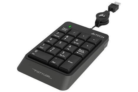 Клавиатура A4tech Числовой блок Fstyler FK13 FK13 USB ( GREY), цвет серый
