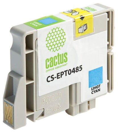 Картридж светло-голубой Cactus CS-EPT0485