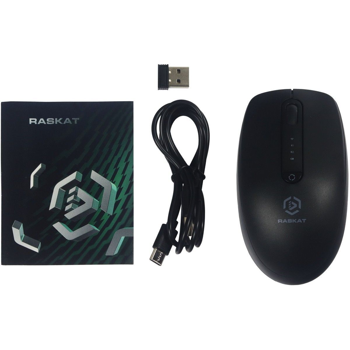 Мышь Raskat Мышь M002WBR, цвет черный