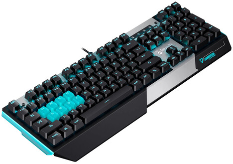 Клавиатура A4tech KB B865 ICE BLUE, цвет черный