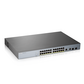 GS1350-26HP L2 коммутатор PoE+ для IP-видеокамер Zyxel GS1350-26HP, rack 19", 24xGE PoE+, 2xCombo (SFP/RJ-45), бюджет PoE 375 Вт, дальность передачи п