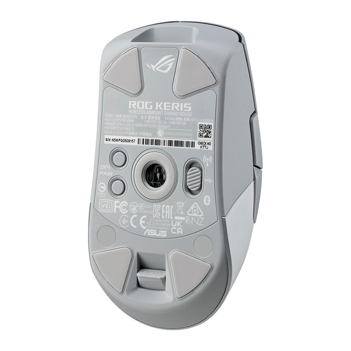 Мышь ASUS ROG Keris Wireless AimPoint P709 90MP02V0-BMUA00, цвет белый