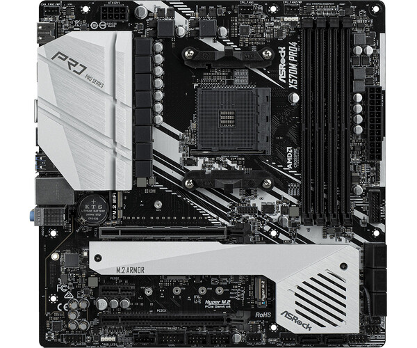 

Материнская плата ASRock AM4 AMD X570 X570M PRO4