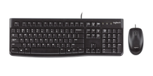 Клавиатура+мышь Logitech MK120 920-002589, цвет черный  EN keyboard