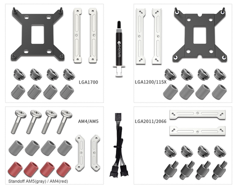 Кулер Процессорный ID-Cooling система водяного охлаждения DASHFLOW 360 Basic