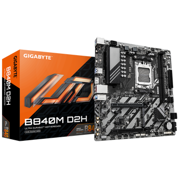Материнская плата Gigabyte AM5 AMD B840 B840M D2H