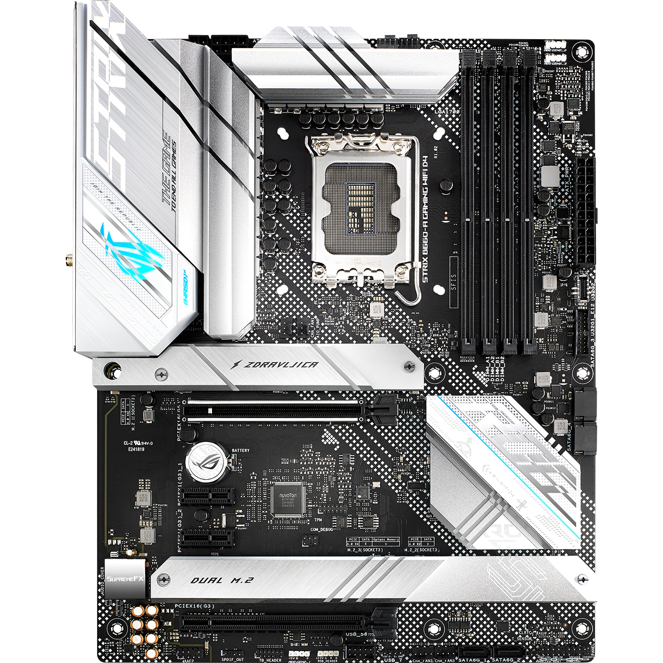 Материнская плата ASUS Intel B660 ROG STRIX B660-A GAMING WIFI D4