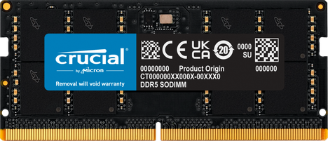 Оперативная память Crucial Micron DDR5 5600МГц  SODIMM 32Гб, CT32G56C46S5