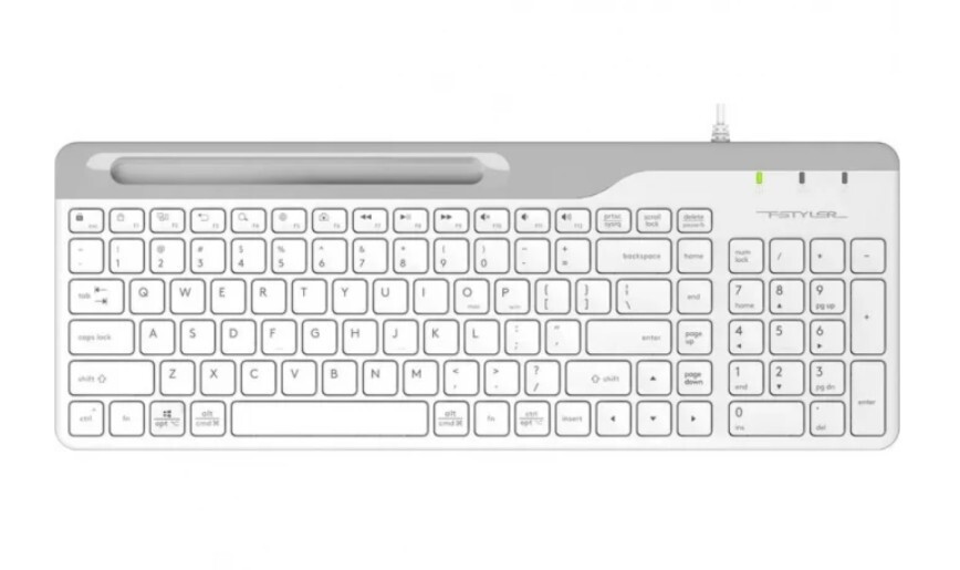 Клавиатура A4tech Fstyler FK25 WHITE, цвет белый