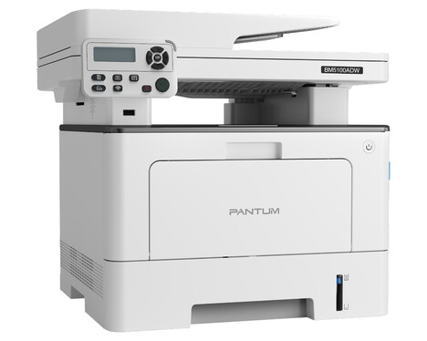 Pantum BM5100ADW, P/C/S, Mono laser, A4, 40 ppm (max 100000 p/mon), 1.2 GHz, 1200x1200 dpi, 512 MB RAM, Duplex, DADF50, paper tray 250 pages, USB, LAN, WiFi, start. cartridge 3000 pages