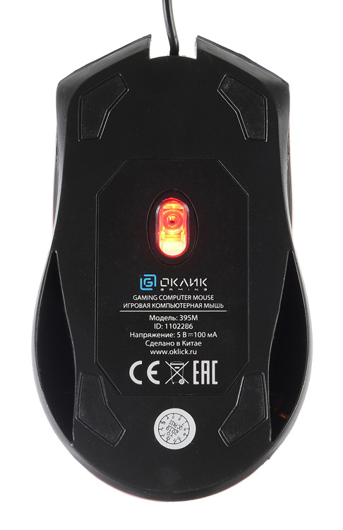 Мышь Oklick Мышь 395M SHADOW 1102286, дизайнерский рисунок
