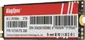 Внутренний твердотельный накопитель KINGSPEC XG7000 PCIe 4.0 x4, M.2 2280, NVMe 2 TB