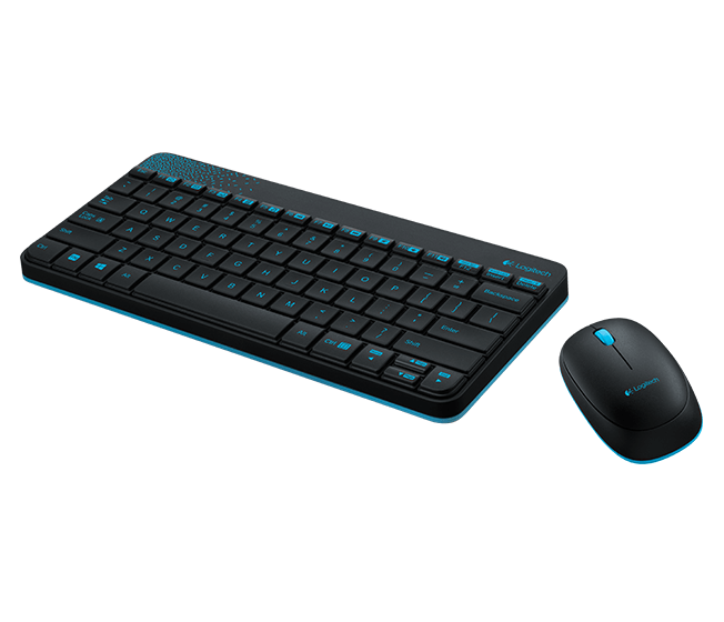 Logitech Wireless Desktop MK240 (Keybord&mouse), USB, Black, Rus/Eng, [920-008213]