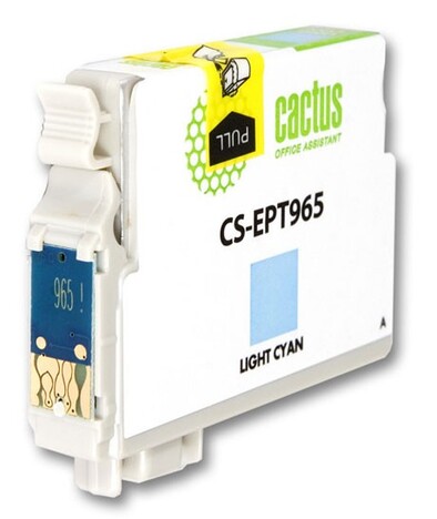 Картридж светло-голубой Cactus CS-EPT965