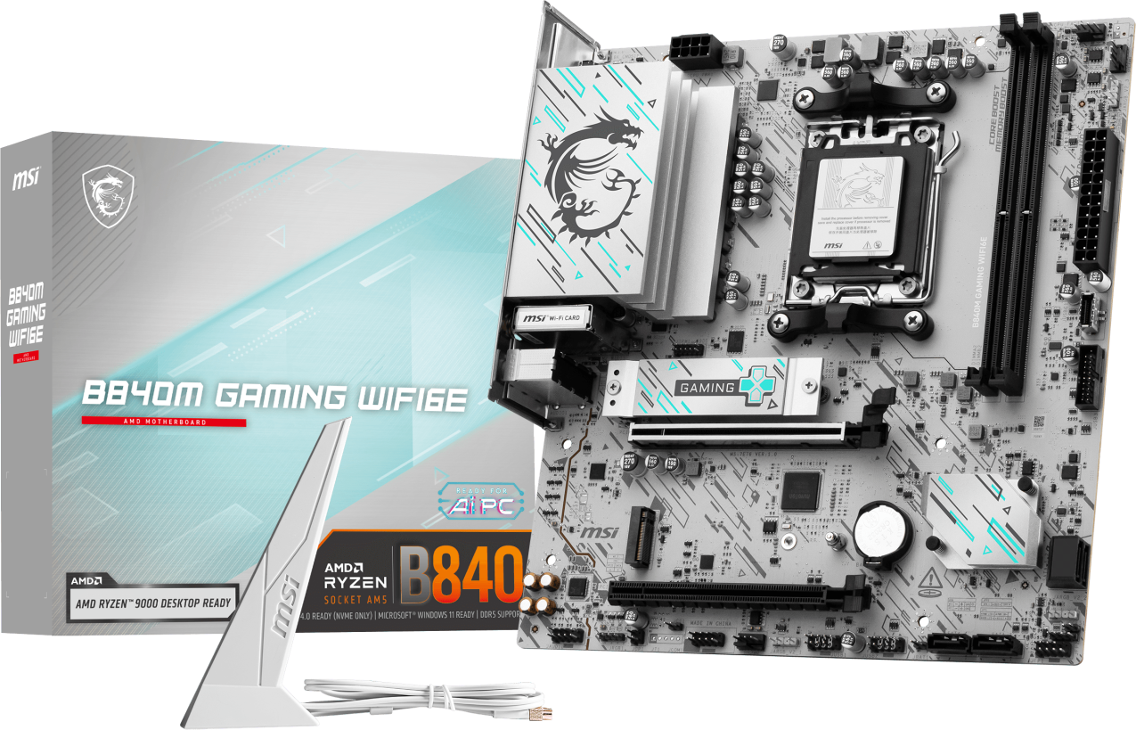 Материнская плата MSI AMD B840 B840M GAMING WIFI6E