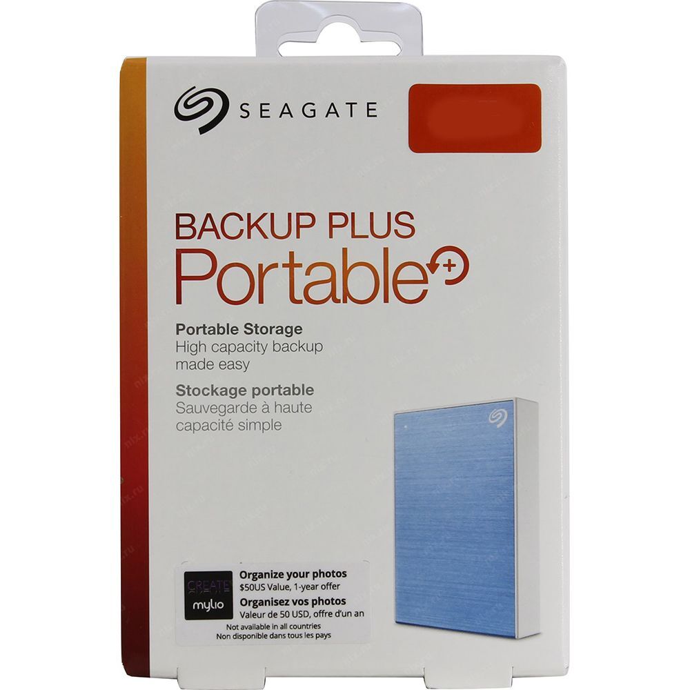 Внешний HDD SEAGATE One Touch Blue 4TB