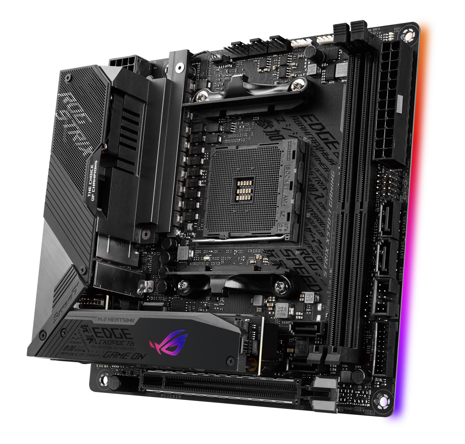 Материнская плата ASUS AMD X570 ROG STRIX X570-I GAMING