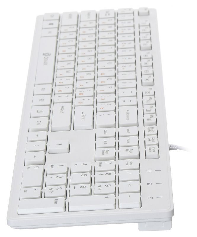 Клавиатура Oklick KeyBoard 500M 1061586, цвет белый