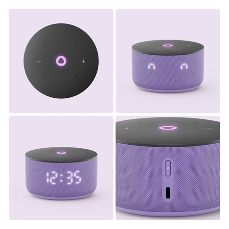 Колонки Яндекс Yandex Станция Мини 3 Алиса (фиолетовый)