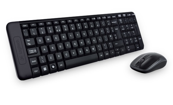 Клавиатура+мышь Logitech MK220 920-003169, цвет черный