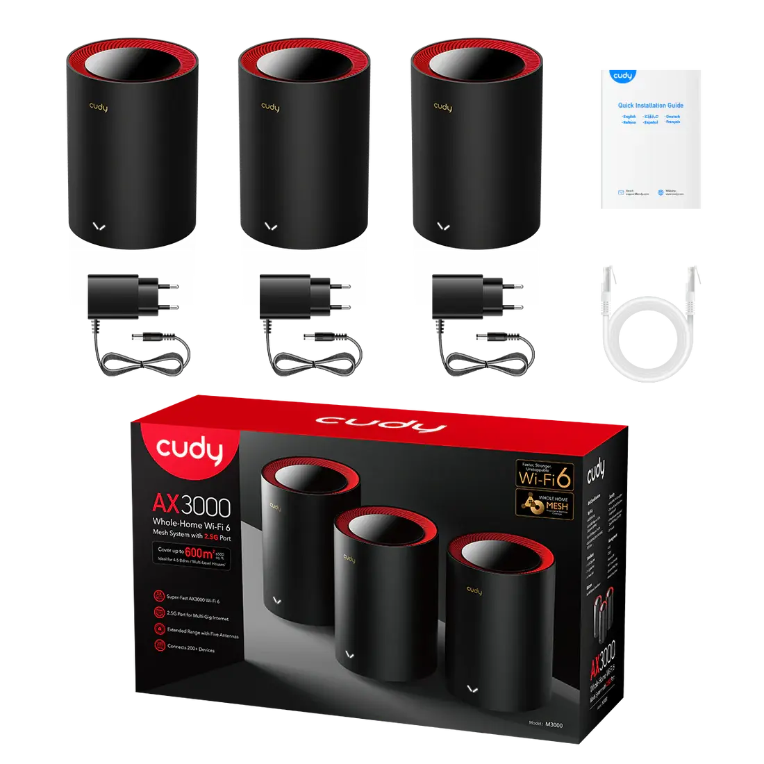 Wi-Fi роутер CUDY M3000