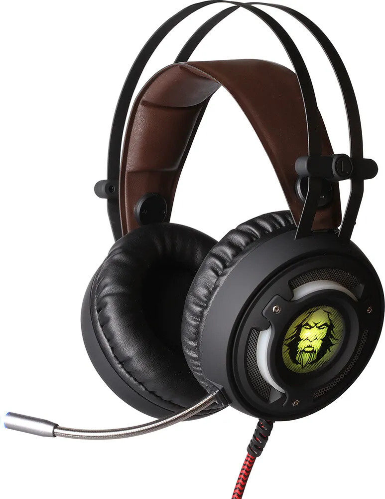 Гарнитура Qumo Atlantis GHS 005, цвет коричневый/черный