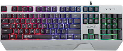 Клавиатура Qumo Клавиатура Twins K68 33351_Qumo, цвет черный