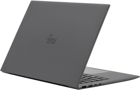 Ноутбук IRU Planio 14INPR N-series N100 16Gb SSD512Gb Intel UHD Graphics 14" IPS FHD (1920x1080) Windows 11 Professional grey WiFi BT Cam 5000mAh (2078485)