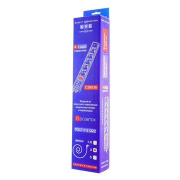 Сетевой фильтр Powercube Сетевой фильтр SPG-5+1-B-10