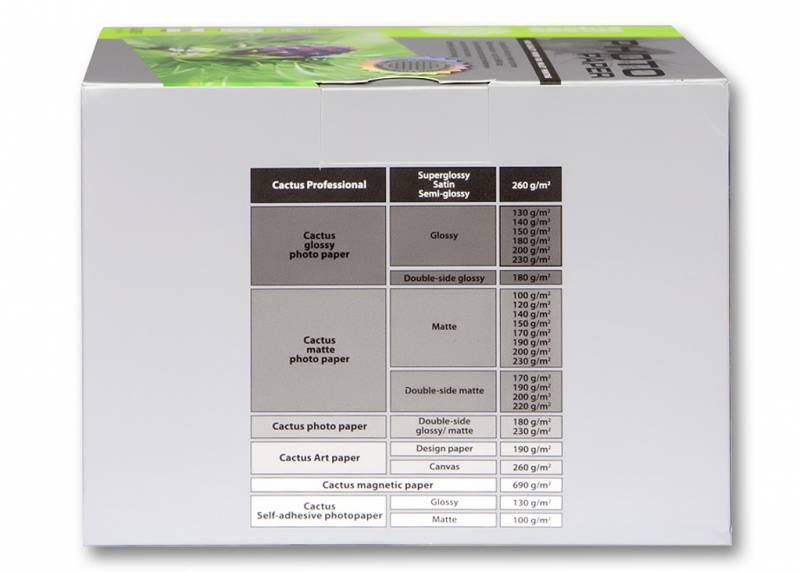 Бумага белый Cactus CS-GA6180500