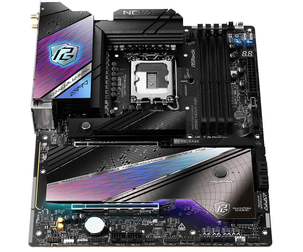 Материнская плата ASRock LGA 1851 Intel Z890 Z890 Nova WiFi