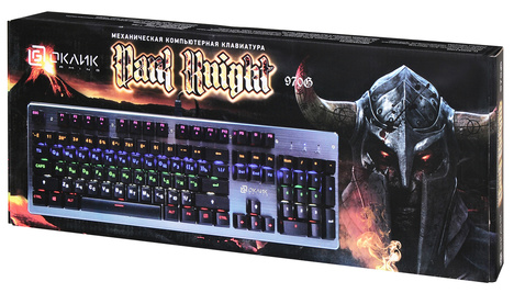 Клавиатура Oklick KeyBoard 970G Dark Knight 499578, цвет черный