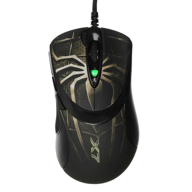 Мышь A4tech Oscar Editor XL-747H XL-747H (BROWN SPIDER), дизайнерский рисунок