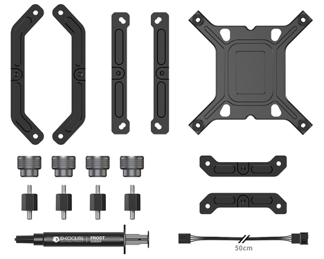 Кулер Процессорный ID-Cooling система водяного охлаждения DX240 Max Black