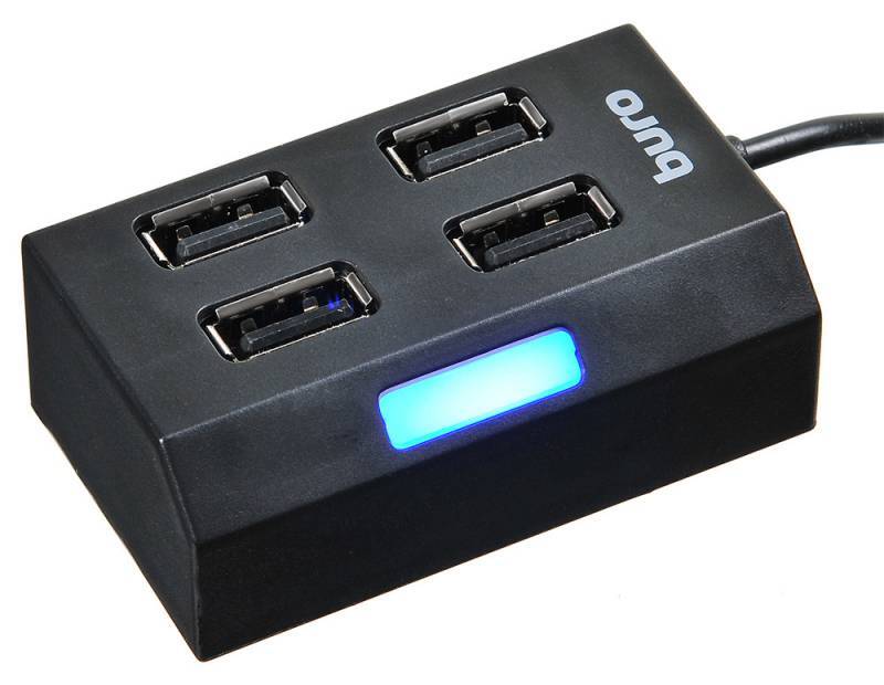 USB-концентратор Buro BU-HUB4-U2.0