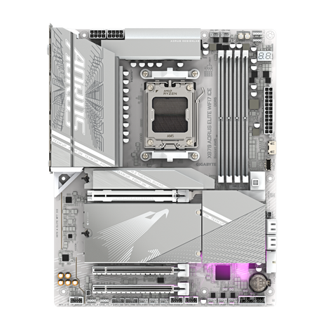 Материнская плата Gigabyte AM5 AMD X870 X870 AORUS ELITE WF7 ICE