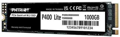 Внутренний твердотельный накопитель Patriot P400 Lite 1TB