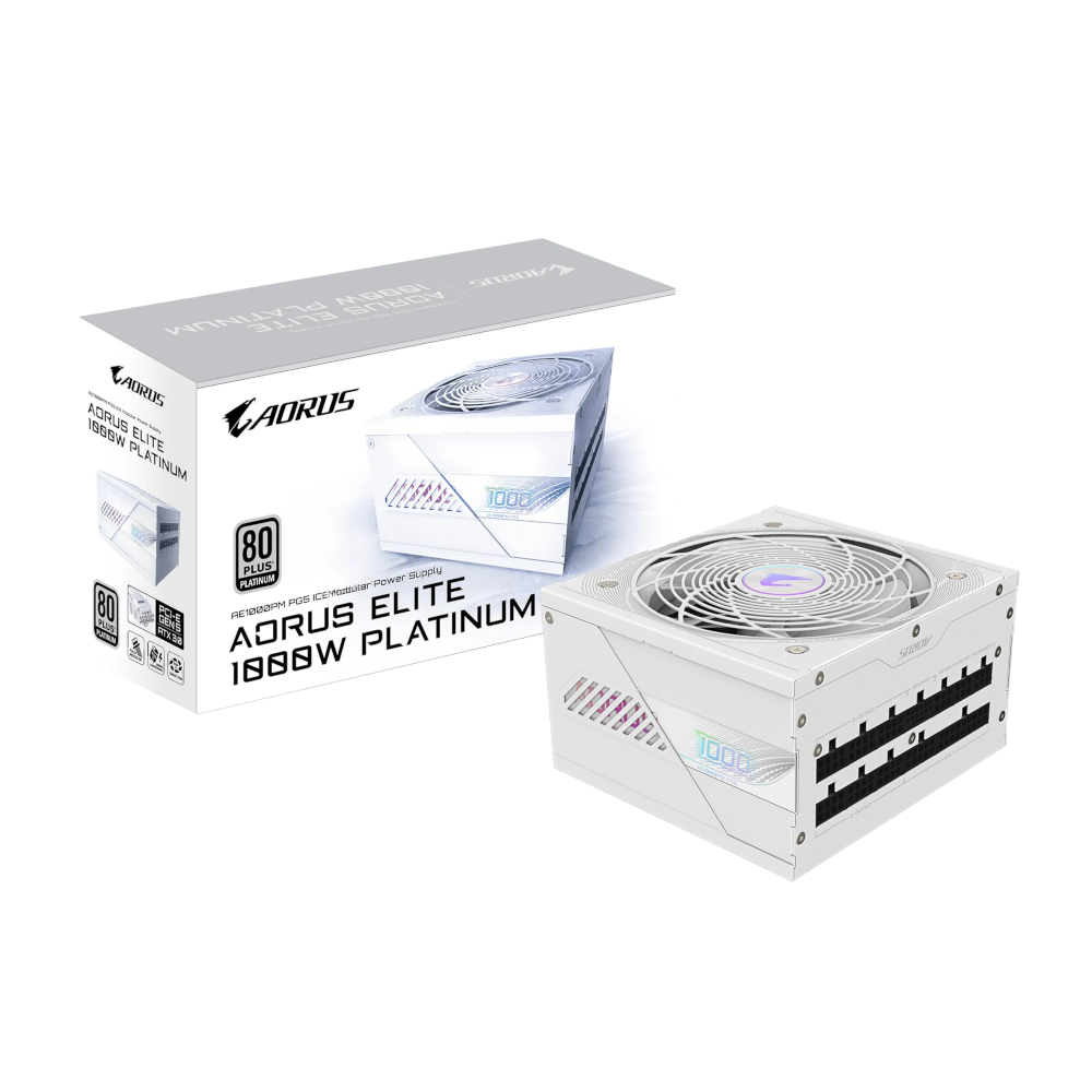 Блок питания Gigabyte AORUS ELITE P1000W 80+ Platinum Modular PCIe 5.0 ICE