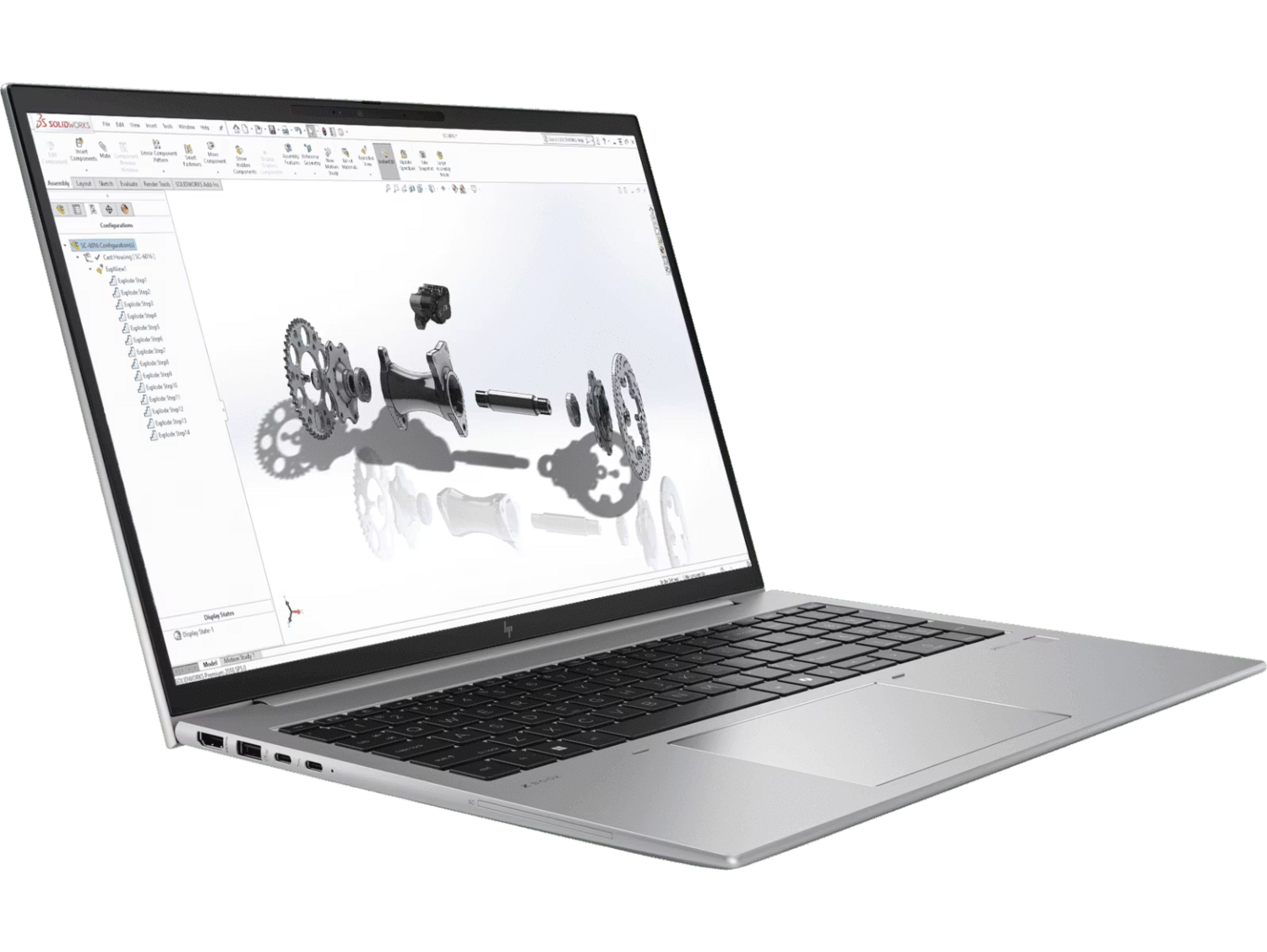 Ноутбук HP Inc. Zbook Firefly 16 G11 A1VX6PT Intel Core Ultra 7 155H (серый)