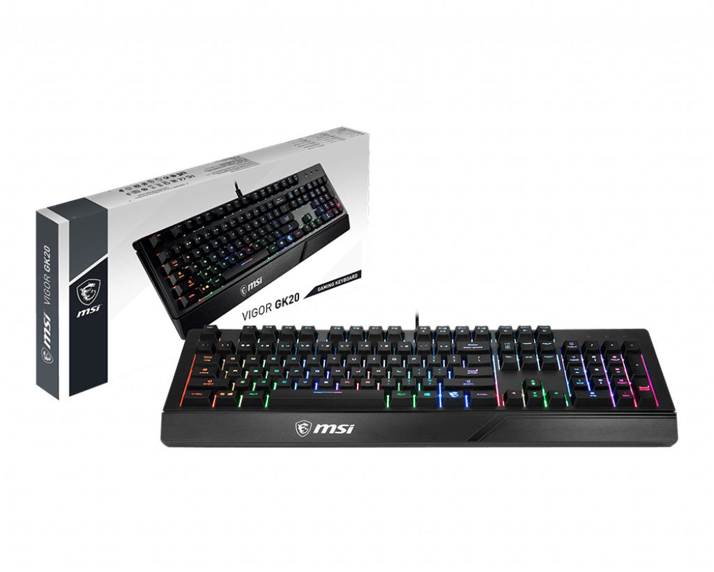 Клавиатура MSI Vigor GK20 S11-04RU230-CLA, цвет черный
