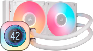 Кулер Процессорный Corsair Water Cooling System iCUE LINK TITAN 240 RX LCD