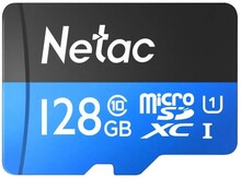 Карта памяти Netac MicroSDXC P500 Standard 128GB