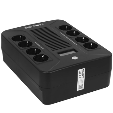 Источник бесперебойного питания Smartwatt SAFE PRO LCD 800 480Вт 480ВА черный