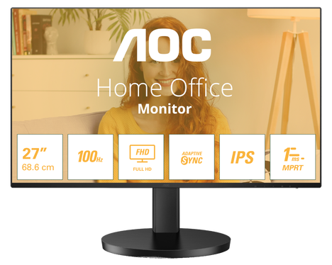 Монитор AOC 27B3HA2 27.0-inch черный