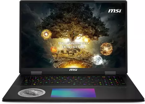 Ноутбук MSI Titan 18 HX Dragon Edition Norse Myth A2XWJG-205RU Intel Core Ultra 9 275HX/64Gb/SSD2Tb/RTX5090 24Gb/18"/IPS/WQUXGA/3840x2400/120Hz/MiniLED/Win11/Core Black (9S7-1824A5-205)