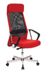 

Кресло руководителя Бюрократ T-995HOME/RED черный/красный TW-01 сетка/ткань крестовина металл